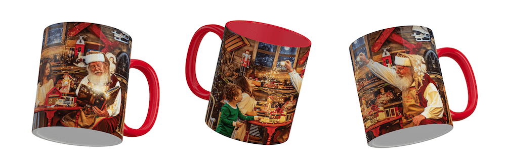 Create Christmas Mugs from your Portrait Masterpiece by Darren Bowen Photography